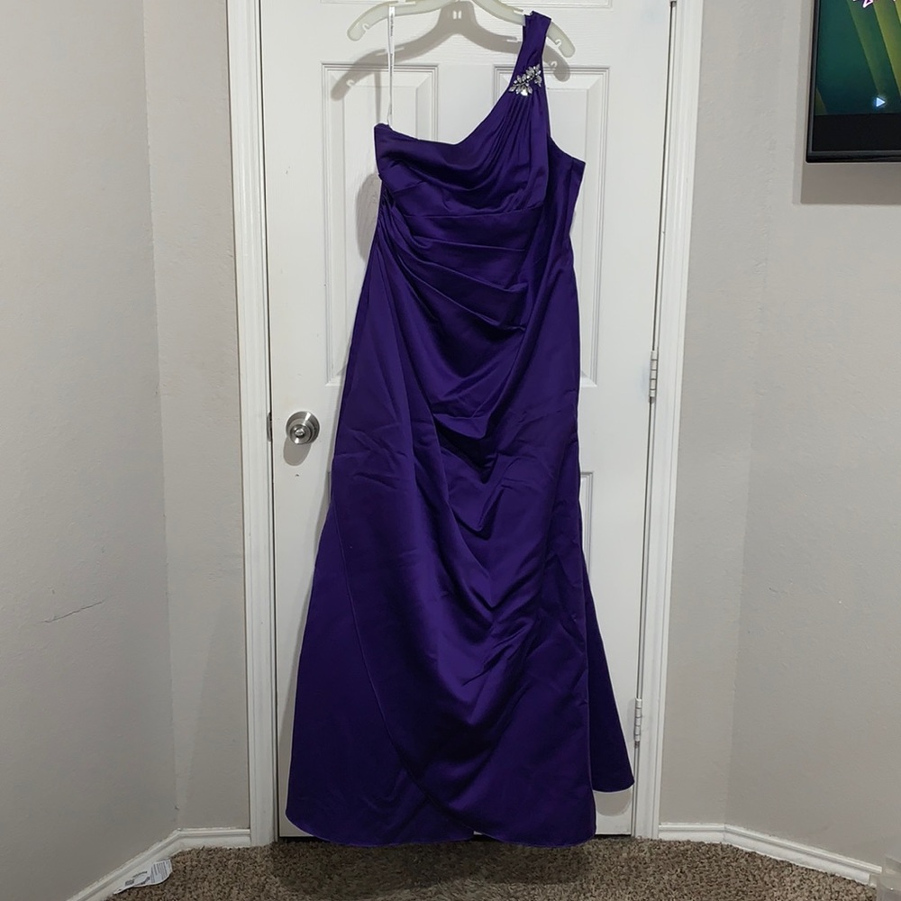 Beautiful Purple David’s Bridal Prom Dress